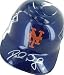 David Wright autographed Baseball Batting Helmet (New York Mets) BLUE