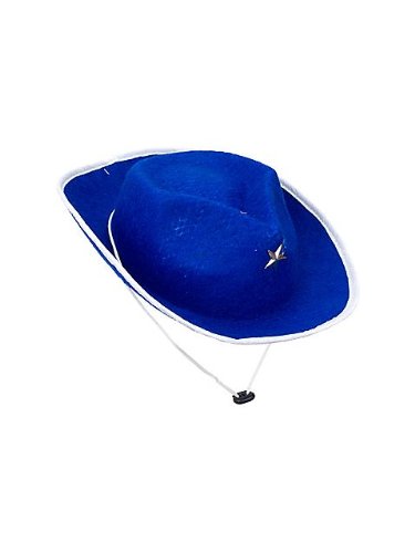 Blue Felt Cowboy Hat Party Supplies