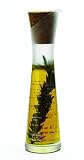 Typhoon Frosted Glass Salad Shaker Drizzler with Cork Stopper