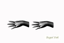 Regal Pak &reg; Two-Piece Black Polystyrene Hand Display 4