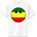 Jamaica Smiley Face T-Shirt Standard Cotton