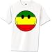 Jamaica Smiley Face T-Shirt Standard Cotton