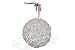 6 Inches Wedding Silk Pomander Kissing Ball WHITE