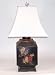 Black Tole with Red Birds Table Lamp