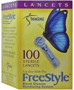 FreeStyle sterile lancets - 100 ea