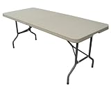 Outdoor Living : Blow Molded Plastic Folding Table Bi-Fold 30' x 72' - DAD-YCZ-183Z-GG