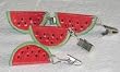 Cast Iron Watermelon Tablecloth Weight Clips