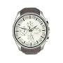 Tissot Couturier Automatic Chronograph Brown Leather Silver Dial Men's Watch #T035.627.16.031.00