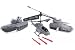 Gyro Stealth Flyer R/C Helicopter Armed With Missiles U809