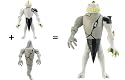 Ben 10 Alien Force Alien Creation Figure Set - Ghostfreak & Ripjaws