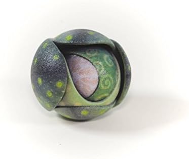 3D Printed Calamansi Nesting Ball Sculpture, Small