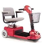 Rally 3 Wheel Scooter - Viper Blue, Grey Fabric