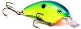 Strike King Pro-Model Series 4S Bait (Blue Back Chartreuse, 0.375-Ounce)