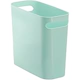 InterDesign Una Trash Can 10", Mint