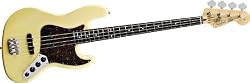 Fender Deluxe Active Jazz Bass&reg;, Vintage White, Rosewood Fretboard