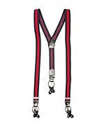 Carlo Visconti Tirantes Rayas (Rojo / Marino)