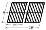 Porcelain Coated Cast Iron Rectangular Cooking Grid Set For Vermont Castings, ProChef, Ellipse and Kenmore Grills