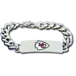 NFL Football ID Bracelet - Kansas City Chiefs