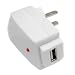 White USB Wall AC Charger for Zune/Sansa/Zen/iPod