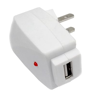 White USB Wall AC Charger for Zune/Sansa/Zen/iPod