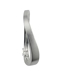 Sterling Silver Omega tapered hinged Bangle Bracelet