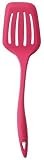 Orka Silicone Slotted Turner, Raspberry