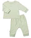 Kushies Packaged Layette Long John, 24 Months, Green