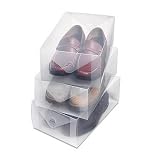 Clear Vue Men's Shoe Box - 3/PK