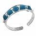Sterling Silver Light Blue Beaded Toe Ring