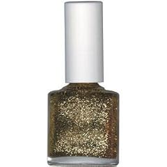 Nagellack, Glitter-Gold 8ml Flasche