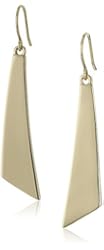 Kenneth Cole New York Shiny Gold-Tone Geometric Stick Linear Earrings