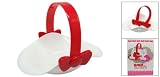 Rosallini White Compact Plastic Sundries Mobilephone Basket