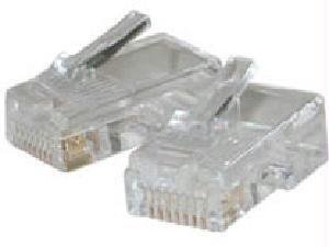 Cables to Go Modular Plug - Network connector - RJ-45 (M) - ( CAT 5 ) - clear (pack of 50 )