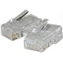 Cables to Go Modular Plug - Network connector - RJ-45 (M) - ( CAT 5 ) - stranded - clear (pack of 50 )