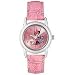 Disney - MU3014 - Montre Fille - Quartz Analogique - Minnie Mouse - Bracelet cuir Rose - Boîte de Présentation