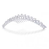 Bling Jewelry Classic Rhinestone Cluster Bridal Mini Comb Headpiece [Jewelry]