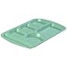 Carlisle 586500 Melamine Six Compartment Tray, 14.50" x 10.00", Variated (Case of 12)