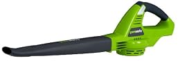 Greenworks 24602 20-Volt Lithium Ion 2-Speed Cordless Electric Blower No Battery or Charger 