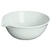 CoorsTek Porcelain Ceramic Evaporating Dish with Pouring Lip, Shallow Form