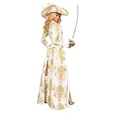 Roma Women's Deluxe 5pc Pirate Queen Costume, Large
