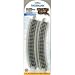 Bachmann Trains Snap-Fit E-Z Track Nickel Silver Reversing 18" Radius Curved Track (4/card)