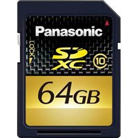 Panasonic 64 GB High Speed 22MB/s SDXC Class 10 Memory Card RP-SDW64GE1K