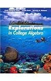 Explorations in College Algebra 5th Edition with Trig Supplement from Tech Math 4th Edition and WP SA 5.0 Set