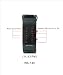 Ladies Binary Watch, Black, Sleek and Elegant