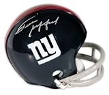 Frank Gifford New York Giants Autographed Throwback Mini Helmet with HOF Inscription