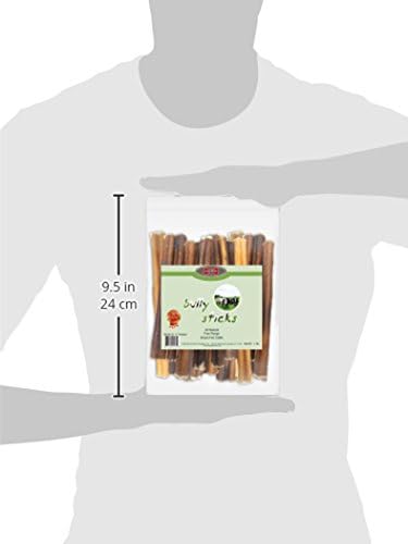 Best Pet SuppliesGigaBite 6 Inch Odor-Free All Natural Bully Sticks by - (1.5 Pound)