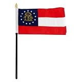 Georgia Flag 4 x 6 inch