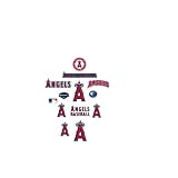 MLB Los Angeles Angels of Anaheim Team Logo Assortment Fathead Jr. Wall Decal