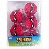Spiderman Decorative Shower Curtain Hooks