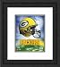 Framed Helmet Logo Green Bay Packers Photograph